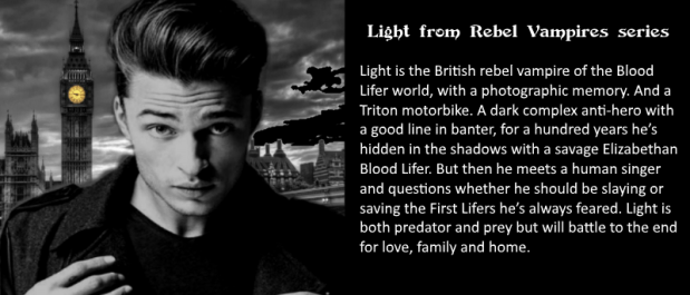 Light anti-hero Rebel Vampires Fantasy book