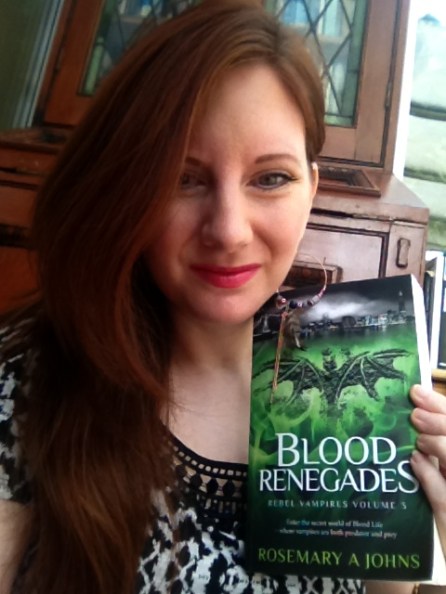 Author Rosemary A Johns and Rebel Vampires Blood Renegades